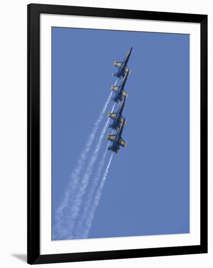 U.S. Navy Flight Demonstration Squadron, the Blue Angels-null-Framed Photographic Print