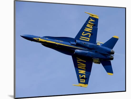 U.S. Navy Flight Demonstration Squadron, the Blue Angels-null-Mounted Photographic Print