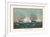 U.S. Navy Frigate, 1815-Werner-Framed Premium Giclee Print