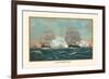 U.S. Navy Frigate, 1815-Werner-Framed Premium Giclee Print