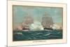 U.S. Navy Frigate, 1815-Werner-Mounted Premium Giclee Print