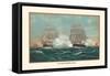 U.S. Navy Frigate, 1815-Werner-Framed Stretched Canvas