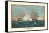 U.S. Navy Frigate, 1815-Werner-Framed Stretched Canvas