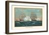 U.S. Navy Frigate, 1815-Werner-Framed Art Print