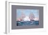 U.S. Navy: Frigate-Werner-Framed Art Print