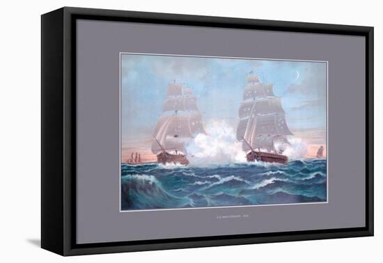 U.S. Navy: Frigate-Werner-Framed Stretched Canvas