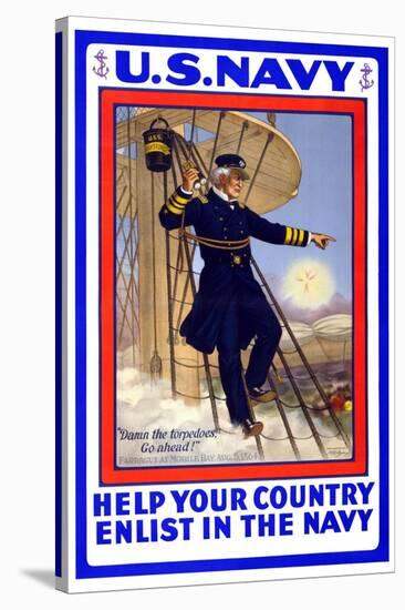 U.S. Navy, Help your Country, c.1917-H.a. Ogden-Stretched Canvas