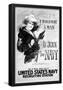 U.S. Navy (I'd Join the Navy, B&W) Art Poster Print-null-Framed Poster