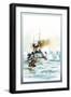 U.S. Navy: Icy Sea-Willy Stower-Framed Art Print