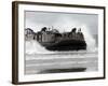 U.S. Navy Landing Craft Air Cushion Makes a Beach Landing-Stocktrek Images-Framed Photographic Print