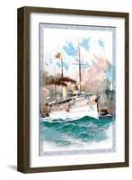 U.S. Navy: Mighty-Willy Stower-Framed Art Print