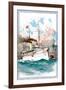 U.S. Navy: Mighty-Willy Stower-Framed Art Print