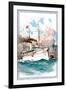 U.S. Navy: Mighty-Willy Stower-Framed Art Print