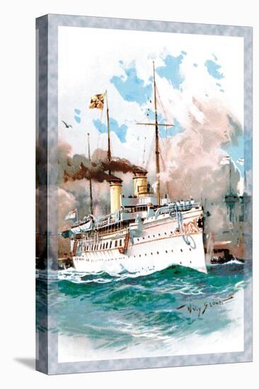 U.S. Navy: Mighty-Willy Stower-Stretched Canvas