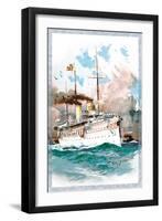 U.S. Navy: Mighty-Willy Stower-Framed Art Print