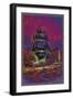 U.S. Navy: Night Falls-Willy Stower-Framed Art Print