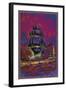 U.S. Navy: Night Falls-Willy Stower-Framed Art Print