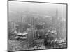 U.S. Navy Observation Planes Fly Over New York City-null-Mounted Photographic Print