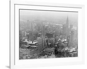 U.S. Navy Observation Planes Fly Over New York City-null-Framed Photographic Print
