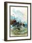 U.S. Navy: Rough Seas-Willy Stower-Framed Art Print