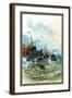 U.S. Navy: Rough Seas-Willy Stower-Framed Art Print