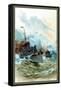 U.S. Navy: Rough Seas-Willy Stower-Framed Stretched Canvas