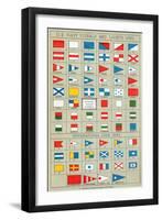 U.S. Navy Signals and Lights, 1880-null-Framed Art Print