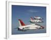 U.S. Navy T-45 Goshawk Training Aircraft Fly in Formation-Stocktrek Images-Framed Photographic Print