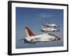 U.S. Navy T-45 Goshawk Training Aircraft Fly in Formation-Stocktrek Images-Framed Photographic Print