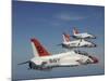 U.S. Navy T-45 Goshawk Training Aircraft Fly in Formation-Stocktrek Images-Mounted Photographic Print