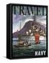 U.S. Navy Travel Poster-null-Framed Stretched Canvas