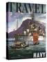 U.S. Navy Travel Poster-null-Stretched Canvas