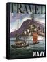 U.S. Navy Travel Poster-null-Framed Stretched Canvas