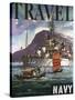 U.S. Navy Travel Poster-null-Stretched Canvas