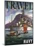 U.S. Navy Travel Poster-null-Mounted Giclee Print