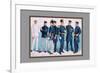 U.S. Navy: Uniforms, 1899-Werner-Framed Premium Giclee Print