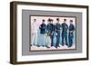 U.S. Navy: Uniforms, 1899-Werner-Framed Art Print