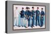 U.S. Navy: Uniforms, 1899-Werner-Stretched Canvas