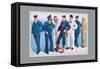 U.S. Navy: Uniforms, 1899-Willy Stower-Framed Stretched Canvas