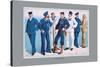 U.S. Navy: Uniforms, 1899-Willy Stower-Stretched Canvas