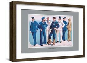 U.S. Navy: Uniforms, 1899-Willy Stower-Framed Art Print