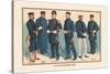 U.S. Navy Uniforms 1899-Werner-Stretched Canvas