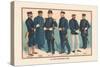 U.S. Navy Uniforms 1899-Werner-Stretched Canvas