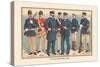 U.S. Navy Uniforms 1899-Werner-Stretched Canvas