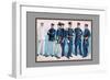 U.S. Navy: Uniforms, 1899-Werner-Framed Art Print