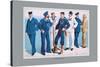 U.S. Navy: Uniforms, 1899-Willy Stower-Stretched Canvas