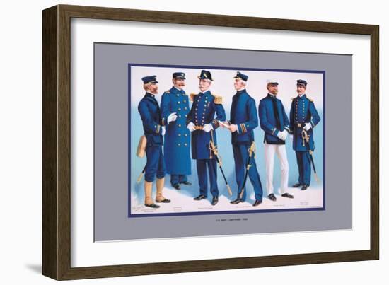 U.S. Navy: Uniforms, 1899-Werner-Framed Art Print