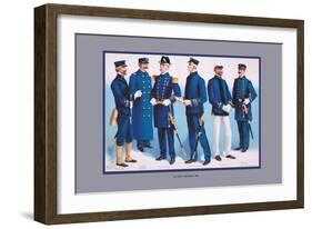 U.S. Navy: Uniforms, 1899-Werner-Framed Art Print