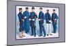 U.S. Navy: Uniforms, 1899-Werner-Mounted Art Print