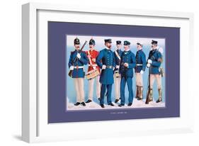 U.S. Navy: Uniforms, 1899-Werner-Framed Art Print